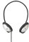 Nedis On-Ear Headphones for Running, Sports and Gym, Lightweight, Neckband and Wired, 3.5 mm for Smartphone and MP3, Black and Silver