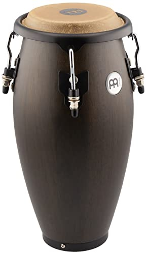 Meinl Percussion Mini Conga Instrument - Sehr kleine Handtrommel - Mit Büffelfell - Durchmesser 4,5 Zoll - Siam Eiche, Dunkelbraun (MC100VWB)