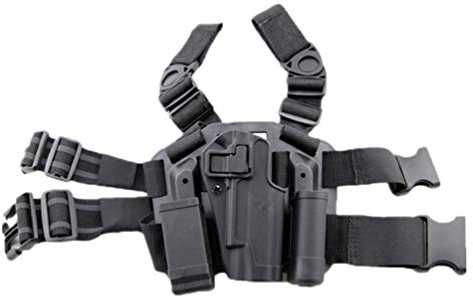 WISEONUS Airsoft Taktisch Rechts Drop Leg Fall Bein Paddle Magazin Taschenlampe Tasche für Colt M1911 1911