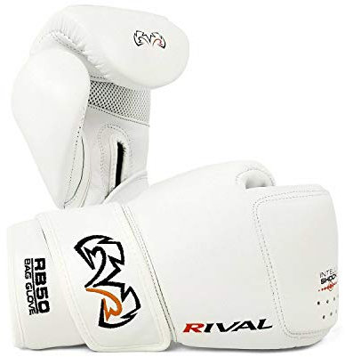 RIVAL RB50 Intelli-Shock Compact Boxsackhandschuhe, Weiß