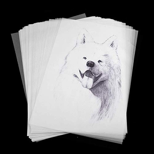 Transparentpapier A4, Diealles Shine 100 Blatt Transparentpapier, A4, bedruckbar für Druck, Handwerk, Dekoration, 297 x 210 mm