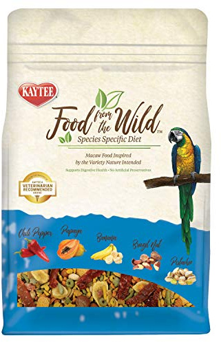 Kaytee Food from The Wild Natural Pet Macaw Bird Food, 2.5 Pound