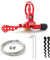 MUQZI Dropper Post Hebel, Fahrradsattelstütze, Dropper Fernbedienung für 22,2 mm Mountainbike und Rennrad, Rot