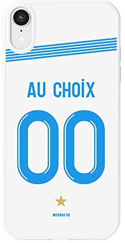 MYCASEFC Coque Football Personnalisable Om Marseille Xiaomi Mi Note 10 en Silicone. Housse de Foot pour Smartphone personnalisée et fabriquée en France en TPU