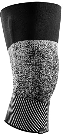 CEP - ORTHO KNEE SLEEVE MAX SUPPORT COMPRESSION unisex | Kniebandage mit 3D-Silikon-Pad zur maximalen Entlastung des Kniegelenks | Knee Brace zur Stabilisierung vom Knie | Black/White | XL