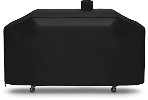 Arcedo Grill Cover Compatible with Pit Boss Memphis Ultimate and Smoke Hollow 4 in 1 Gas Charcoal Combo Grill, Heavy Duty Waterproof 75 Inch All Weather Protection Outdoor BBQ Cover