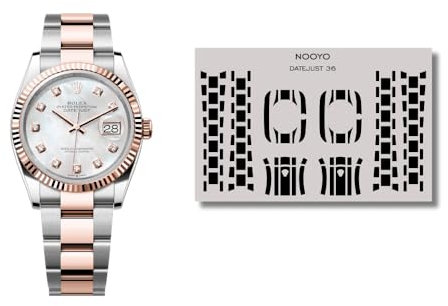 NOOYO Schutzfolie für Rolex Datejust 36 Schutz für Gehäuse, Armband und Schließe 6-stelliger Referenznummer (z.B. 126231)