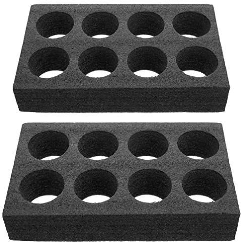 Kichvoe 2piezas Soporte Portátil Para Bebidas Organizador De Tazas De Café Para Llevar Casa Picnics y Reuniones Familiares Huecos Para Fijar Vasos y Derrames