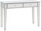 BULANED Verspiegelter Konsolentisch, Beistelltisch, Sideboard Wohnzimmer, Flur Möbel, Couchtisch, Regal Wohnzimmer, Wohnzimmer Tisch, aus MDF und Glas 106,5x38x76,5 cm
