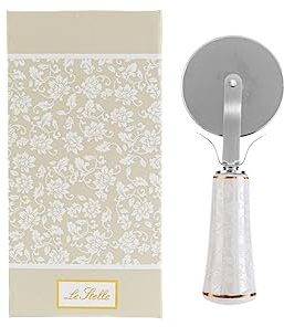 Bomboniera TAGLIA PIZZA WHITE LADY 15 CM C/ASTUCCIO