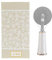 Bomboniera TAGLIA PIZZA WHITE LADY 15 CM C/ASTUCCIO