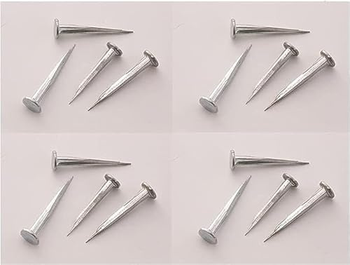 SISI UK 50 x Fein Schnitt – Polster-/Teppichnägel/Nadeln/Nägel – Größe: 10 mm, 13 mm, 15 mm und 20 mm, Zink (25 mm)