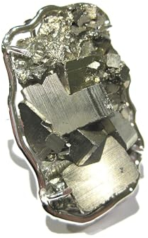 Pyrit ring Silber 925%