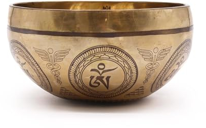 Cuenco Tibetano Curativo Grabado - 16cm - Buda Árbol Bodhi