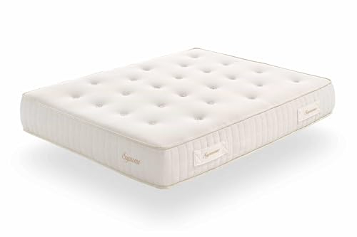 Moonia | Supreme Taschenfederkerne Matratze | 5 cm Visko-Schaum, Supersoft und Biotherm-Fasern | Komfort System | Pression Care System mit 9 Ruhezonen |150X200