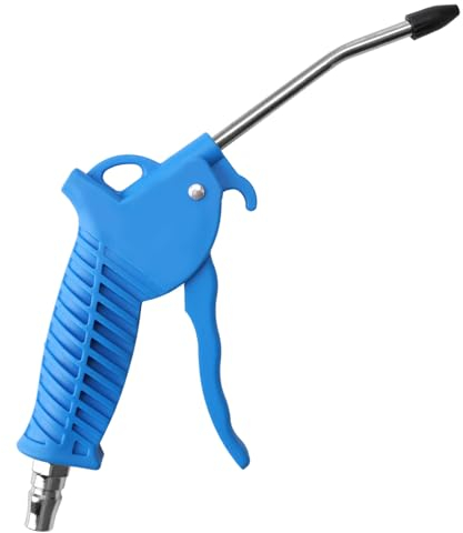 Druckluftpistole für Kompressor - Ausblaspistole mit 1/4 Anschluss, 8 BAR max. Arbeitsdruck - Vielseitig einsetzbares Luftblaswerkzeug für Industrie und Haushalt