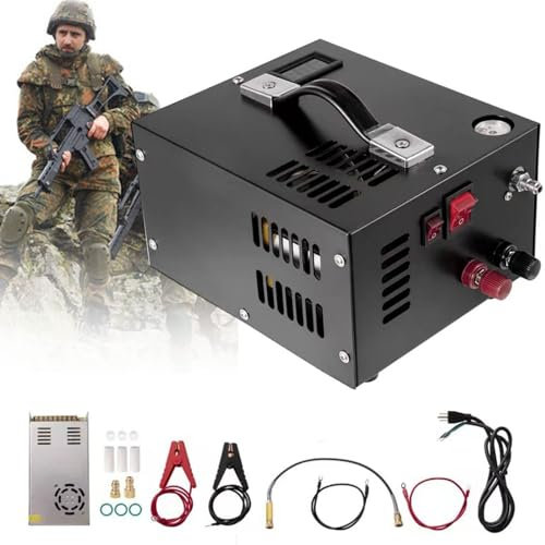 Pompa for fucile ad aria compressa PCP30MPa, compressore d'aria PCP portatile 12 V CC, compressore PCP 4500 Psi, compressore d'aria for paintball, 110 V/220 V CA, pompa for compressore for bombola sub