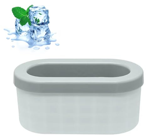 Cylinder Ice Cube Trays, Easy-Release Ice Cube Bucket Mold for Whiskey Cocktails
