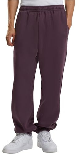 Build your Brand By286-fluffy Sweatpants Pantaloni di Tuta, Viola Prugna, XXL Uomo