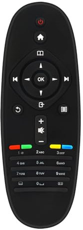 ALLIMITY RC4498 Mandos a Distancia Compatible con Philips TV 32PFL7675H/12 32PFL8605H/12 32PFL9705H/12 32PFL7695K/02 32PFL8605H 32PFL8605K/02 32PFL9705H/12B 32PFL9705K/02 37PFL8605H/12