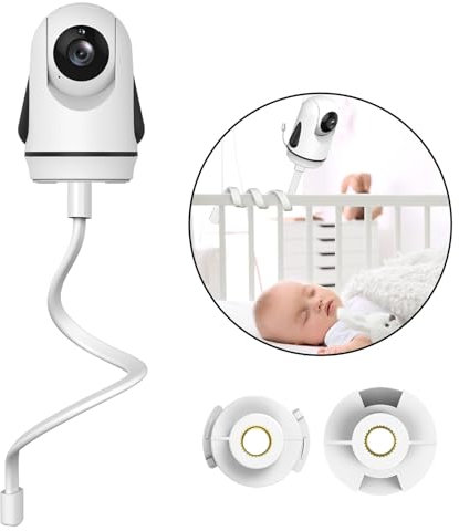 Lonnky Babyphone Halterung, 1/4 Zoll Schraubkompatibilität, Kompatibel mit HelloBaby, Babystar, Vtech, Nanit, Motorola, Sichere Stabilität, Einstellbare Flexibilität, Langlebige Konstruktion