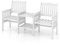 GOPLUS Gartenbank mit Tisch & Schirmloch, 2-Sitzer Holzbank aus Tannenholz, Sitzbank bis 330kg belastbar, Sitzgarnitur Balkonbank Parkbank für Terrasse, Balkon & Garten, 165 × 60 × 88 cm