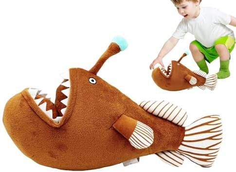 Generico Fisch Plüschtier, Cartoon Fisch Fisch Spielzeug Plüschpuppe - entzückende Tierdekoration für Zuhause Wohnzimmer Dekorationen