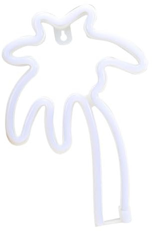 BAZEITFLOW Lampada Neon Led Forma Di Palma Decorazione Atmosferica Per Feste e Stanze Luce Notturna Usb Senza Batteria Perfetta Per Compleanni e Fotografia