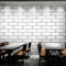 XLMING Mur De Briques Blanches Simple Art Créatif 3D Papier Peint Aspect Soie Décoratif Bureau Salle à Manger Salon Chambre Coucher Canapé TV Mur-200cm×140cm