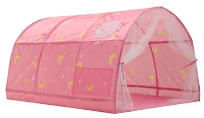 Schlafzelt für Kleinkinder, einziehbare Zelte für den Innenbereich | Himmelzelte Dream Privacy Space Einzelbett mit Sichtschutz