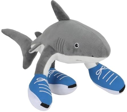 TAKONE Brainrot Kuscheltier – Tralalero Tralala Plüschtier Hai mit Sneakers, Weich & Lustig, Geschenk für Kinder & Erwachsene (Pessimistisch-tralalelo tralala)
