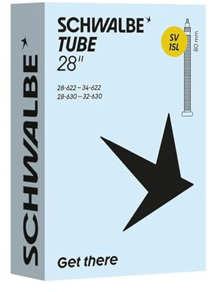 Schwalbe Fahrradschlauch SV15L 28/34-622/630 IB 80mm