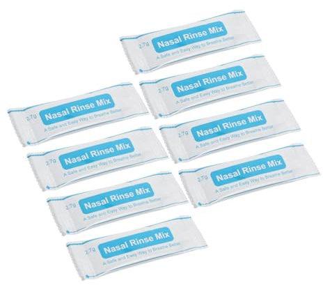 HOMOCONO Nasal Cleansing Salt 2 Boxes 80 Packets Instant Dissolve Nasal Wash Salt Packets for Neti Pot Use in Home Care
