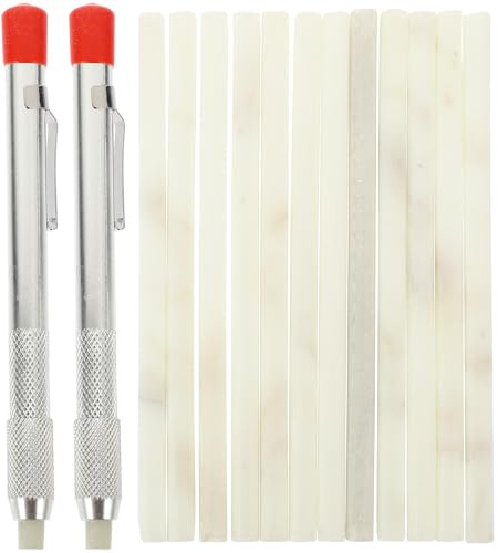 Didiseaon Welding Marker Soapstone Pens with Holder and Extra Refills for Precision Marking on Castings and Fabrication