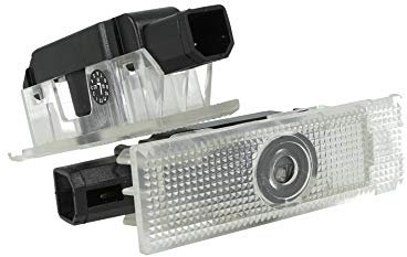 CARALL LG5351 Kit Luci Led Logo Proiettori Auto Portiere 12V 5W Canbus No Errore Plug & Play (2 Pezzi)