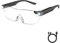 SKYWAY Magnifying Glass with Light, 160% Magnifying Glasses for Reading, Hobbies and Close Work, Anti Blue Light, Wearable Rechargeable Magnifier with Light Hands Free