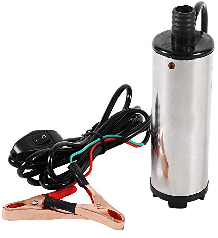 DC 12V 52mm Dieselpumpe Wasserpumpe Ölpumpe Wasser Pumpe Tauchpumpe Öl Wasser Tauchpumpe Transfer für Auto KFZ Caravan Marine Boot