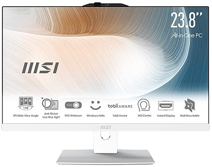 MSI Modern AM242P 1M-1873AT 60cm 23.8/16GB/256GB SSD W11H - Komplettsystem - 16 GB (00AE0722-1873)