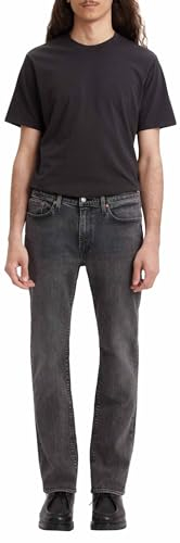Levi's Herren 514 Straight Jeans, Dark Gray Worn In, 32W / 34L