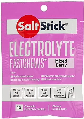 Saltstick Fastchews Electrolyte Replacement - Pack of 10 Chews (Mixed Berry)