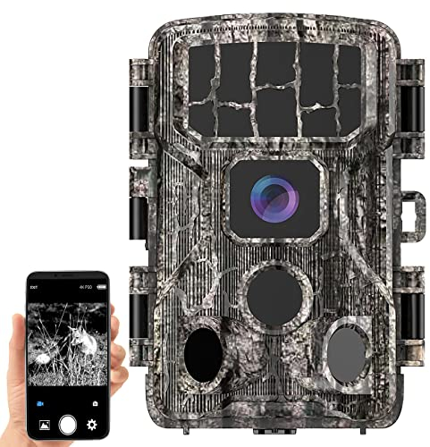 VisorTech Jagdkamera Wildkamera: WLAN-4K-UHD-Wildkamera, PIR, Nachtsicht, inklusive Akku-Solarpanel (batteriebetrieben, mit Videoaufnahme, Überwachungskamera mit Infrarot)