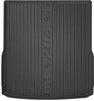 FROGUM DryZone Gummimatte Ganzjährige Praktische Auto Kofferraummatte Kofferraumwanne passend für Volkswagen Passat B6 2005-2010, für Volkswagen Passat B7 2010-2014 | Hohe Kante | Robust und langlebig