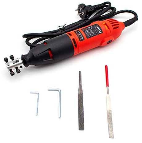 Jieotwice Lime Alternative électrique, Machine D'ébavurage de Coupe en Métal, Outils Abrasifs de Moule AC220V 50HZ 200W 0-4000T/MIN