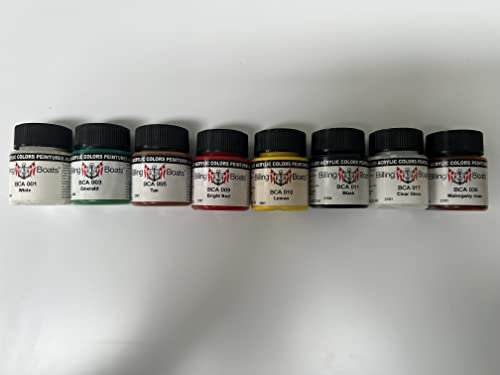 Generico Pack de pinturas acrílicas para pintar barcos BILLINGBOATS BB820 MAYFLOWER
