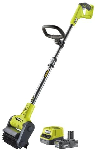 RYOBI RY18PCB-120 18V ONE+™ Cordless Patio Cleaner with Scrubbing Brush (1 x 2.0Ah)