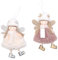 ENLACE 2 Stück Weihnachten Engel Anhänger, Weihnachtsbaumschmuck, Weihnachtsdekoration Ornament Verzierung Engel Puppen, für Weihnachten Baumschmuck, Party Dekoration