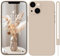 HGH für iPhone 13 Mini Hülle Silikon mit Lanyard, Handyhülle für iPhone 13 Mini Ultra Dünne Rundumschutz mit Weichem Microfiber-Innenfutter Kratzfest Schutzhülle 5.4 Khaki
