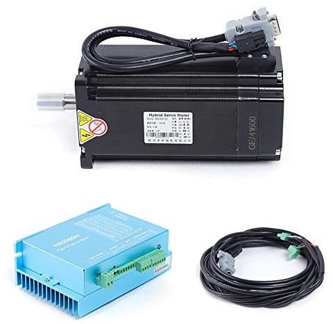 12NM Nema34 Motor Closed Loop Stepper Driver Kit 34 Closed Loop Stepper Motor CNC Kit Stepper Motor Driver Set DSP Stepper Motor Driver