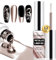 U-Shinein Metallic Painting Gel, Nail Art 3D Mirror Effect Gel Nail Polish, Painted Drawing Gel, Build in Thin Brush Soak Off Gel for Salon Home DIY Manicure, Light Rose Gold