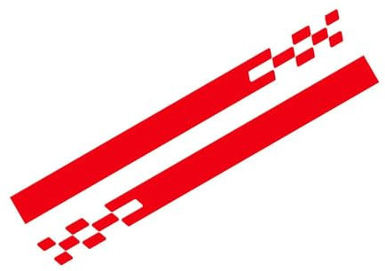 Oulesh Auto Aufkleber für Audi A1 8X GB GBA S1 S line Sportback Quattro, Autografik Rennstreifen Aufkleber Seitentür Vinyl Aufkleber